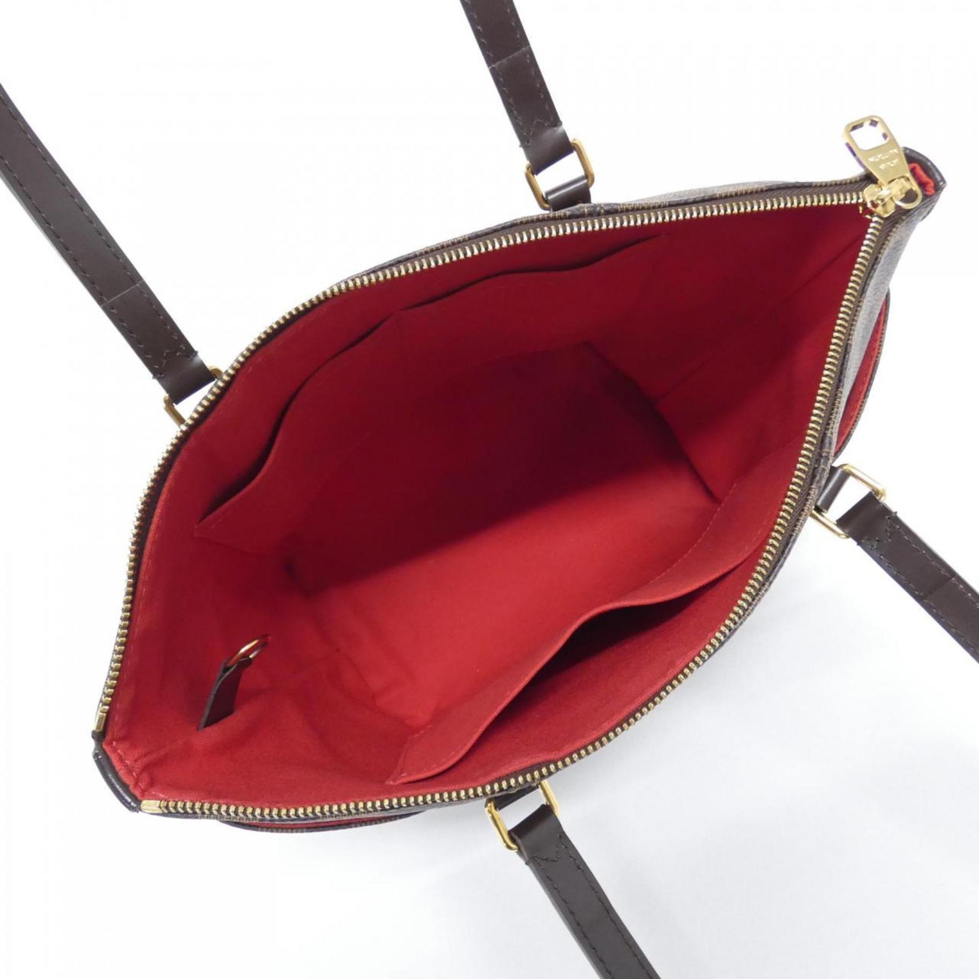 Louis Vuitton Ebene Coated Canvas Handbag