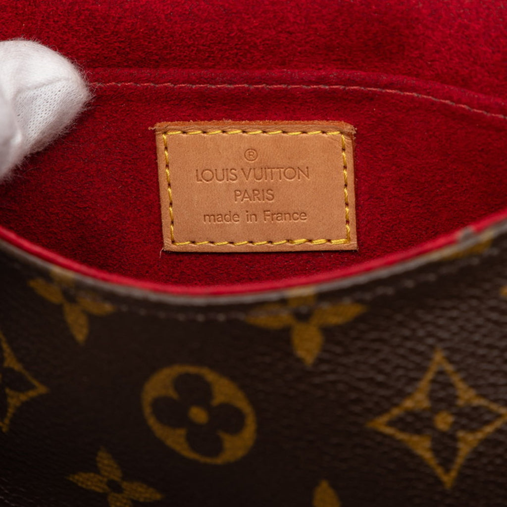 Louis Vuitton Brown Pvc Leather Shoulder Bag