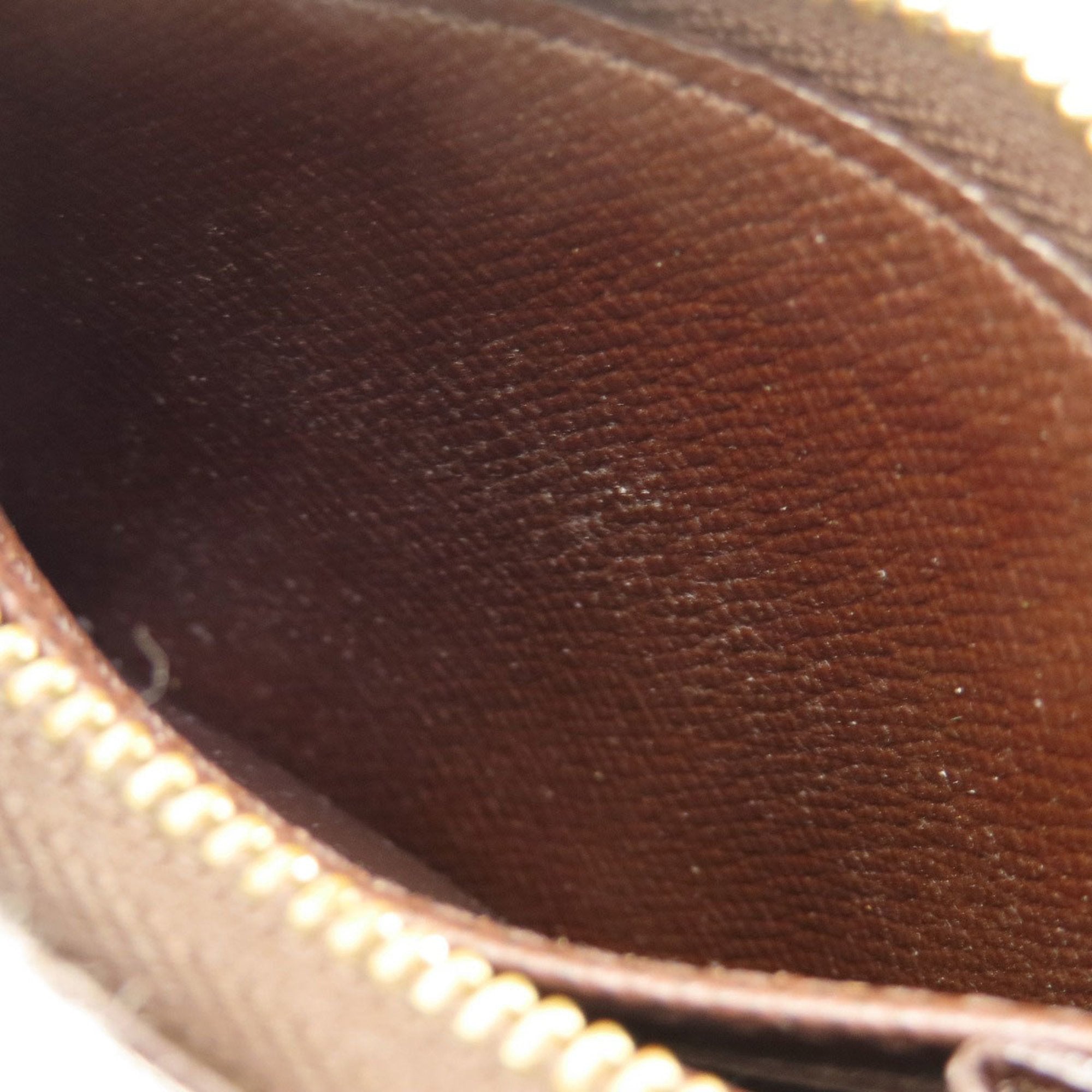 Louis Vuitton Damier Canvas Ebene Damier Canvas Coin Purse/Coin Case