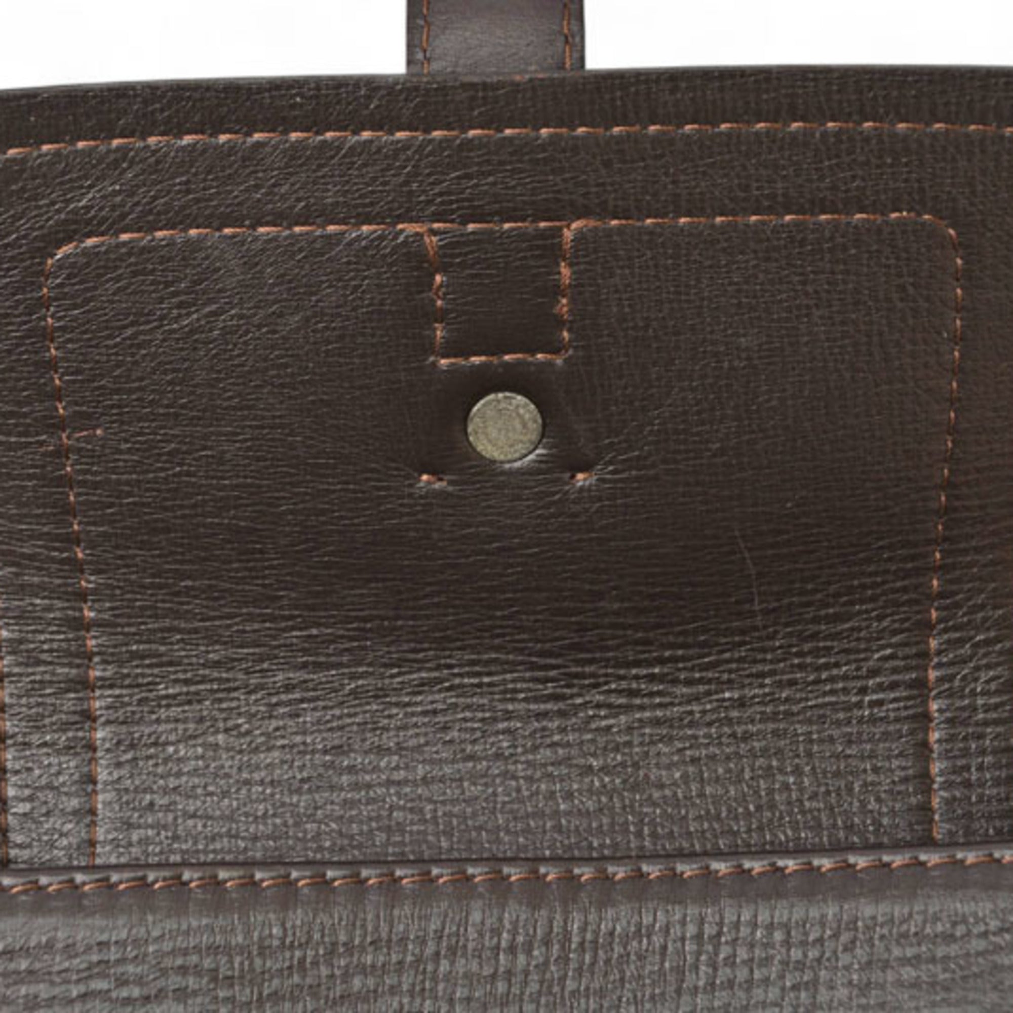 Louis Vuitton Coffee Utah Leather Shoulder Bag