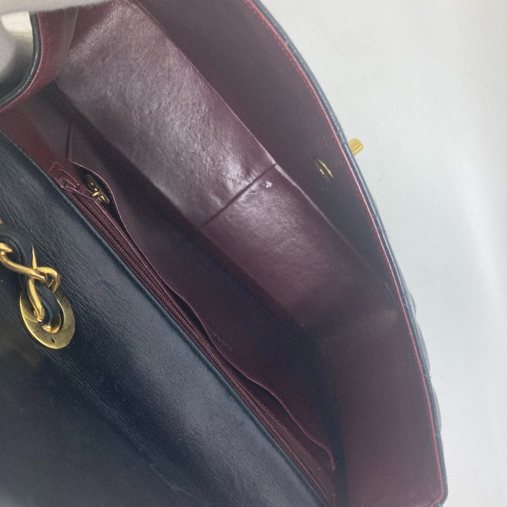 Chanel Black Leather Shoulder Bag