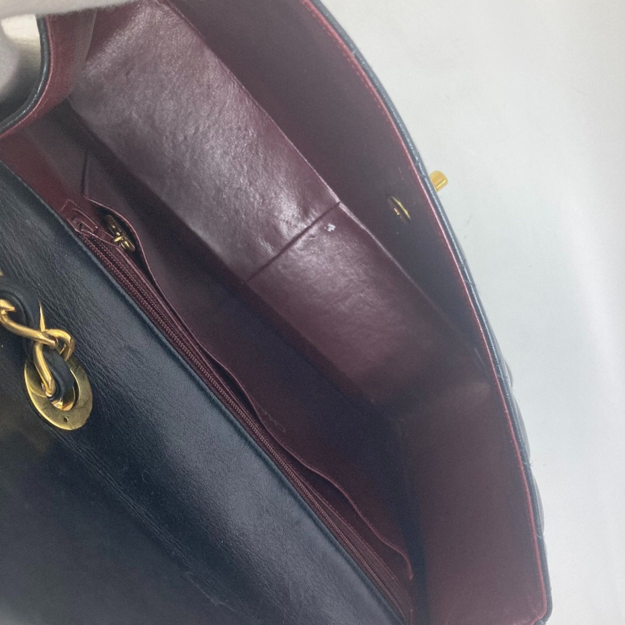 Chanel Black Leather Shoulder Bag