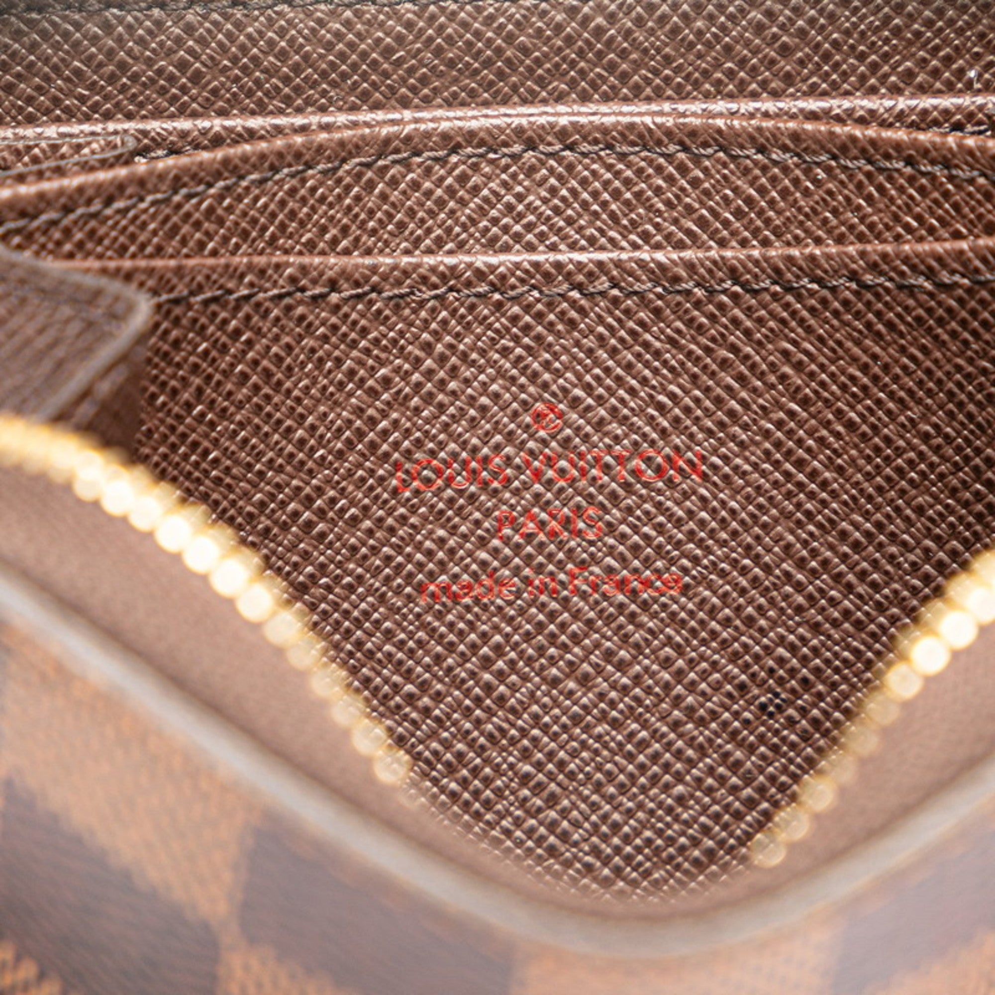 Louis Vuitton Brown Pvc Coin Purse/Coin Case