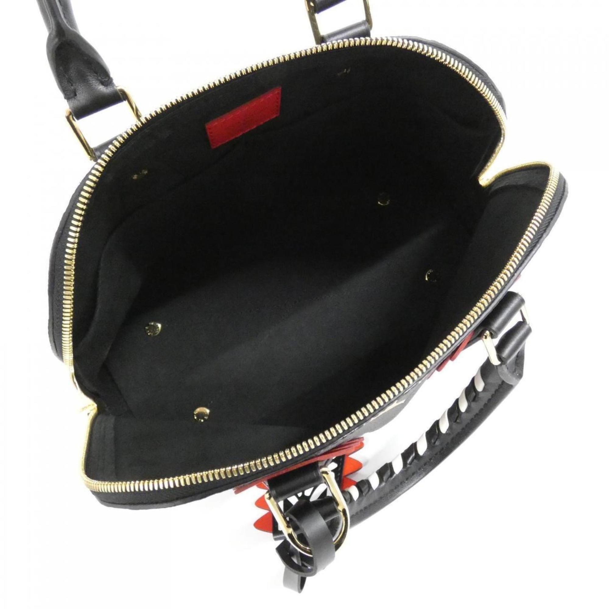 Louis Vuitton Black Leather Handbag