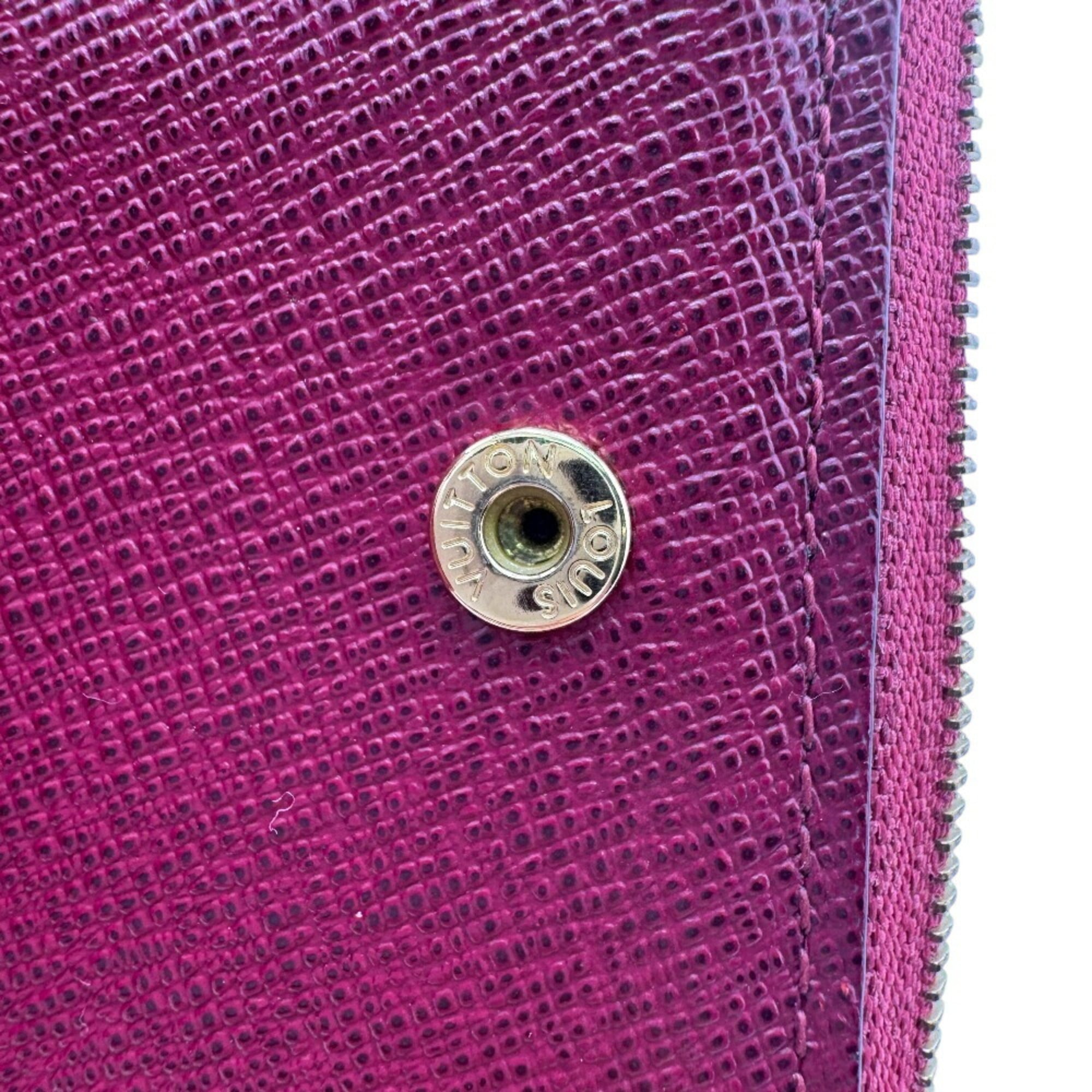 Louis Vuitton Pink Leather Wallet