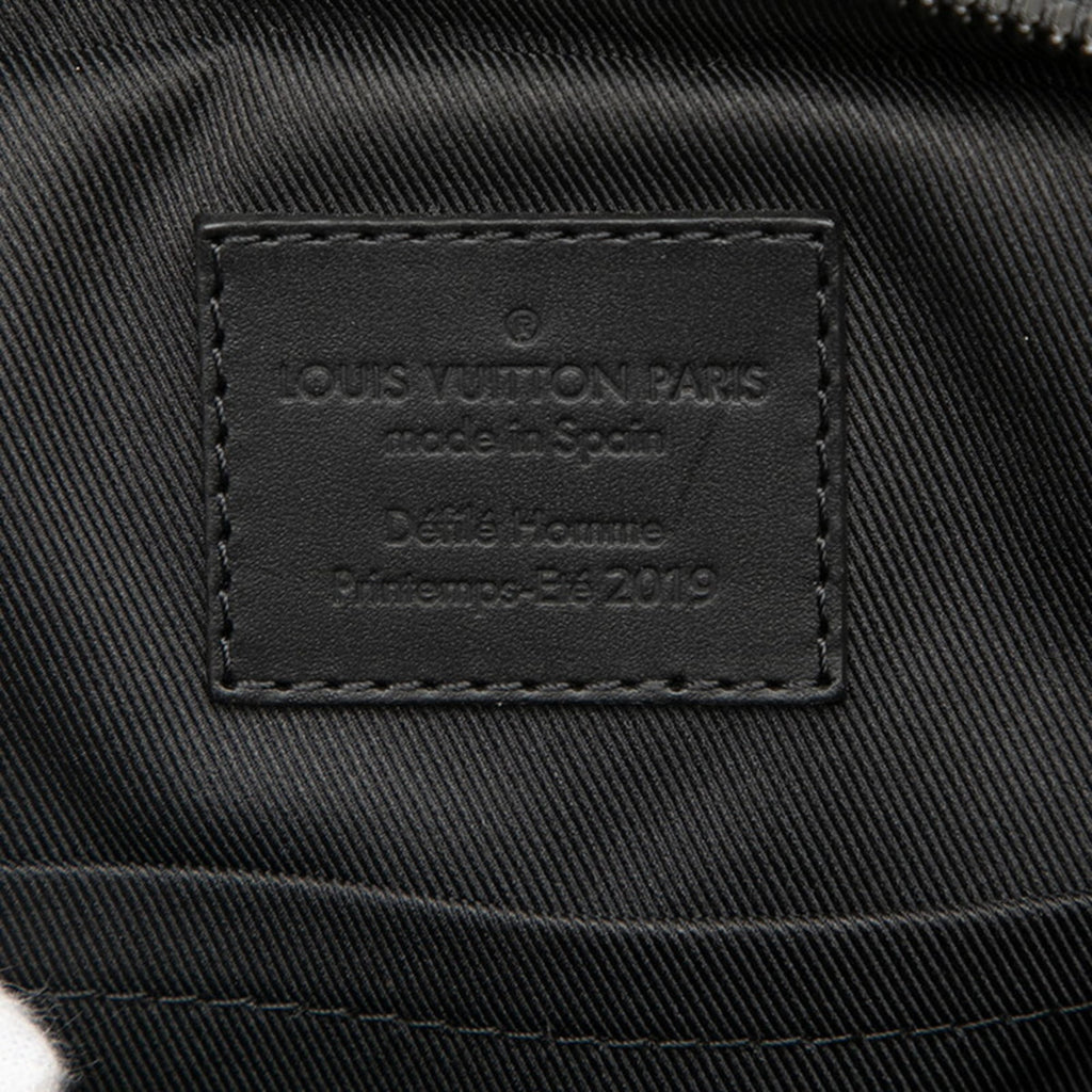 Louis Vuitton Black Brown Monogram Monogram Pvc Leather Sling Bag