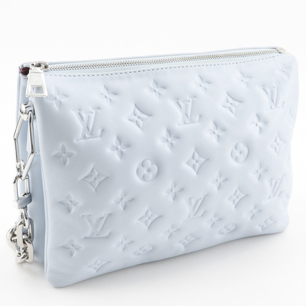 Louis Vuitton Light Blue Monogram Shoulder Bag