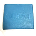 Gucci Blue Leather Wallet (Bi-Fold) (Pre-Owned)