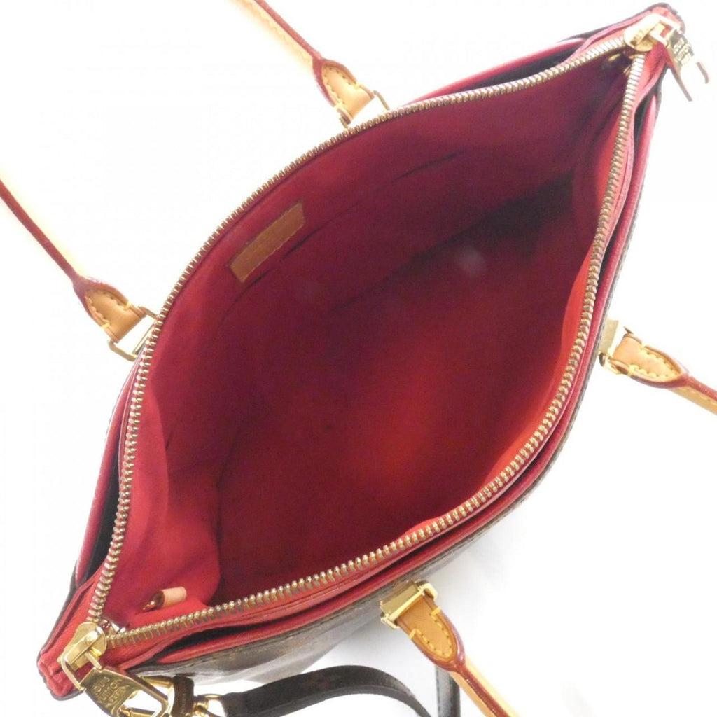 Louis Vuitton Cerise Marron Coated Canvas Handbag