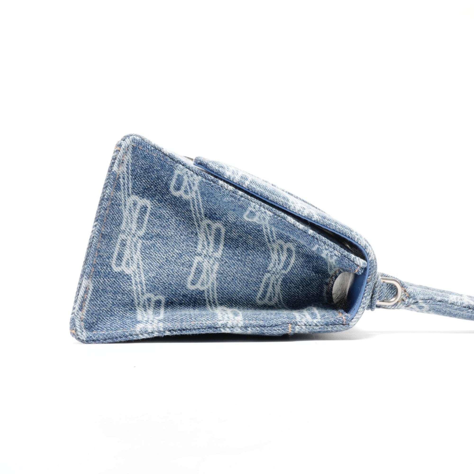 Balenciaga Navy Denim Hand