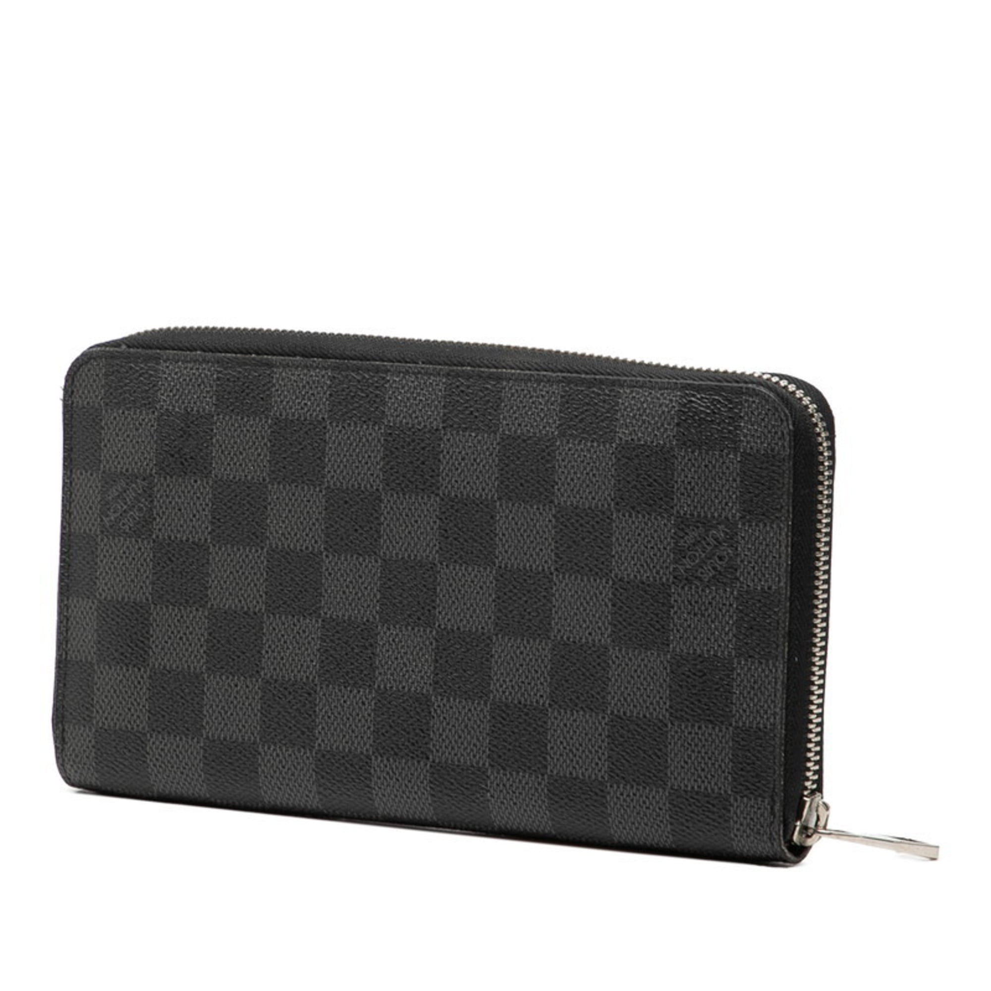 Louis Vuitton Black Pvc Leather Long Wallet