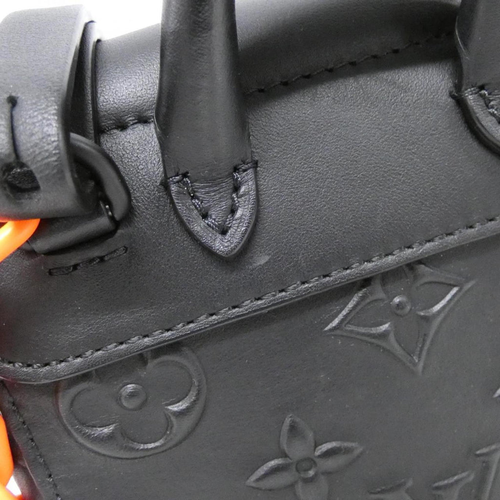 Louis Vuitton Black Leather Shoulder Bag