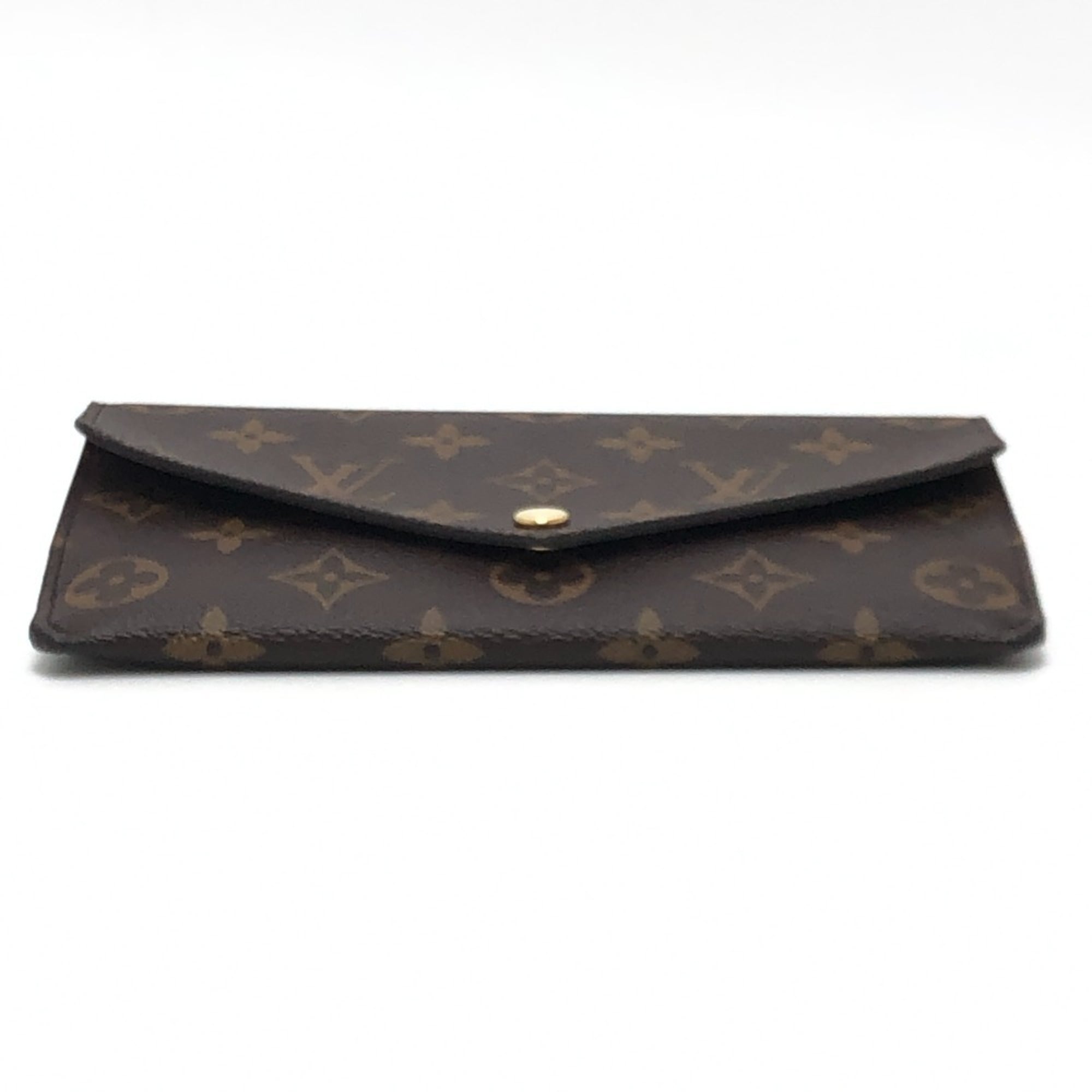 Louis Vuitton Monogram Brown Rose Ballerine Monogram Long Bill Wallet