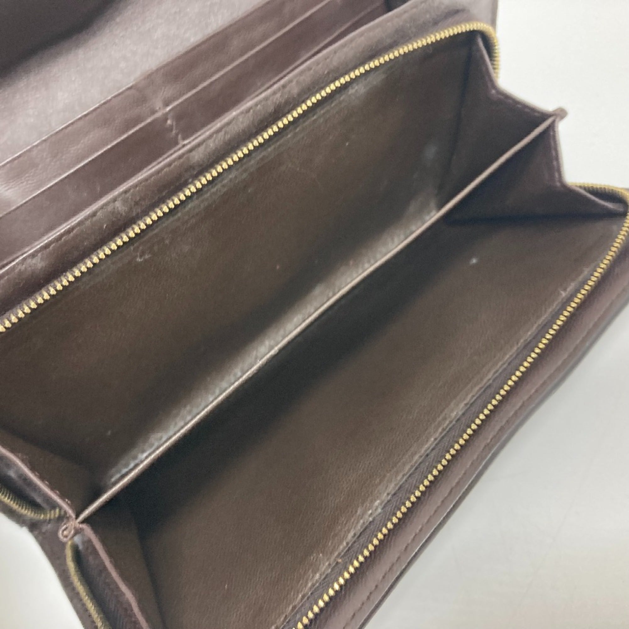 Bottega Veneta Brown Leather Long Wallet (Bi-Fold)