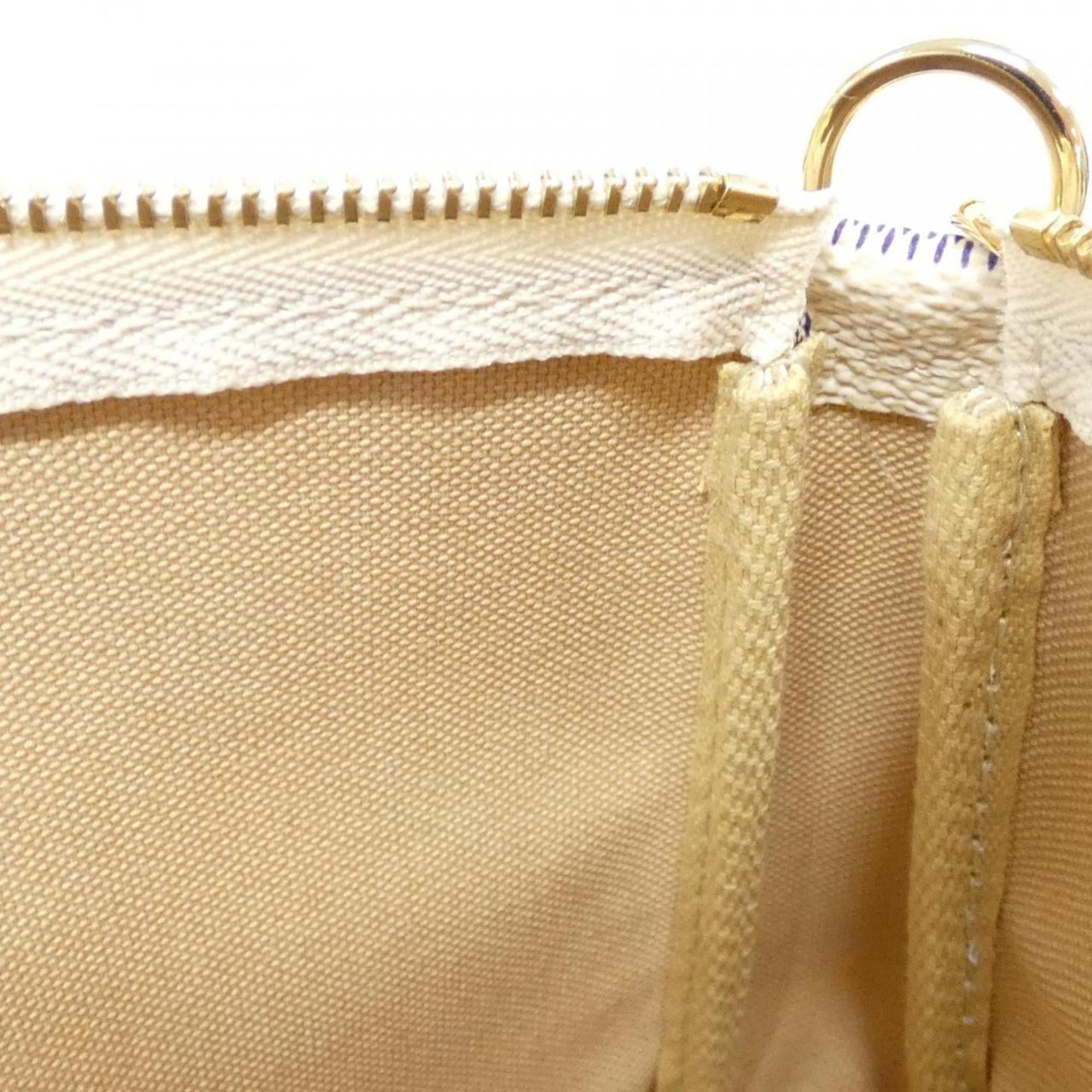 Louis Vuitton Azur Coated Canvas Pochette Pouch