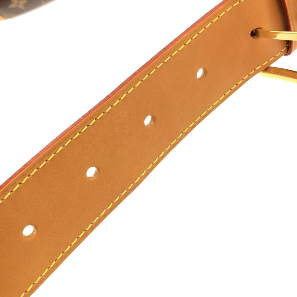 Louis Vuitton Brown Coated Canvas Shoulder Bag