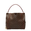 Louis Vuitton Brown Red Color Pvc Leather Shoulder Bag