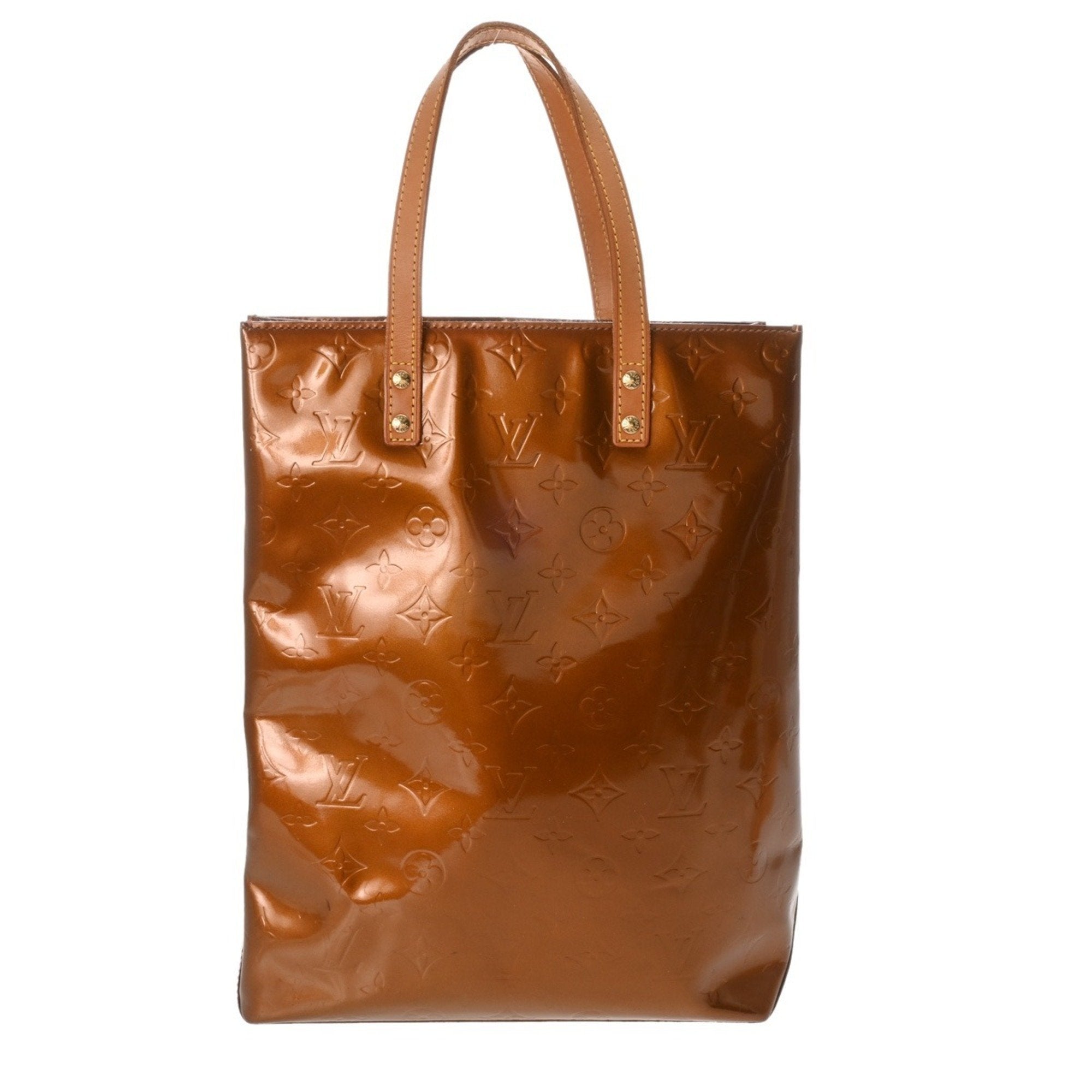 Louis Vuitton Bronze Monogram Vernis Handbag