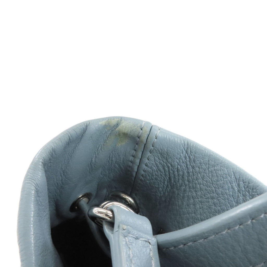 Balenciaga Blue Leather Hand
