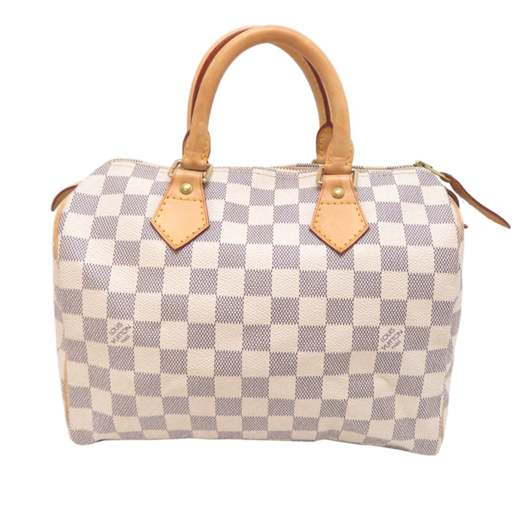 Louis Vuitton White Damier Azur Handbag