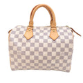 Louis Vuitton White Damier Azur Handbag