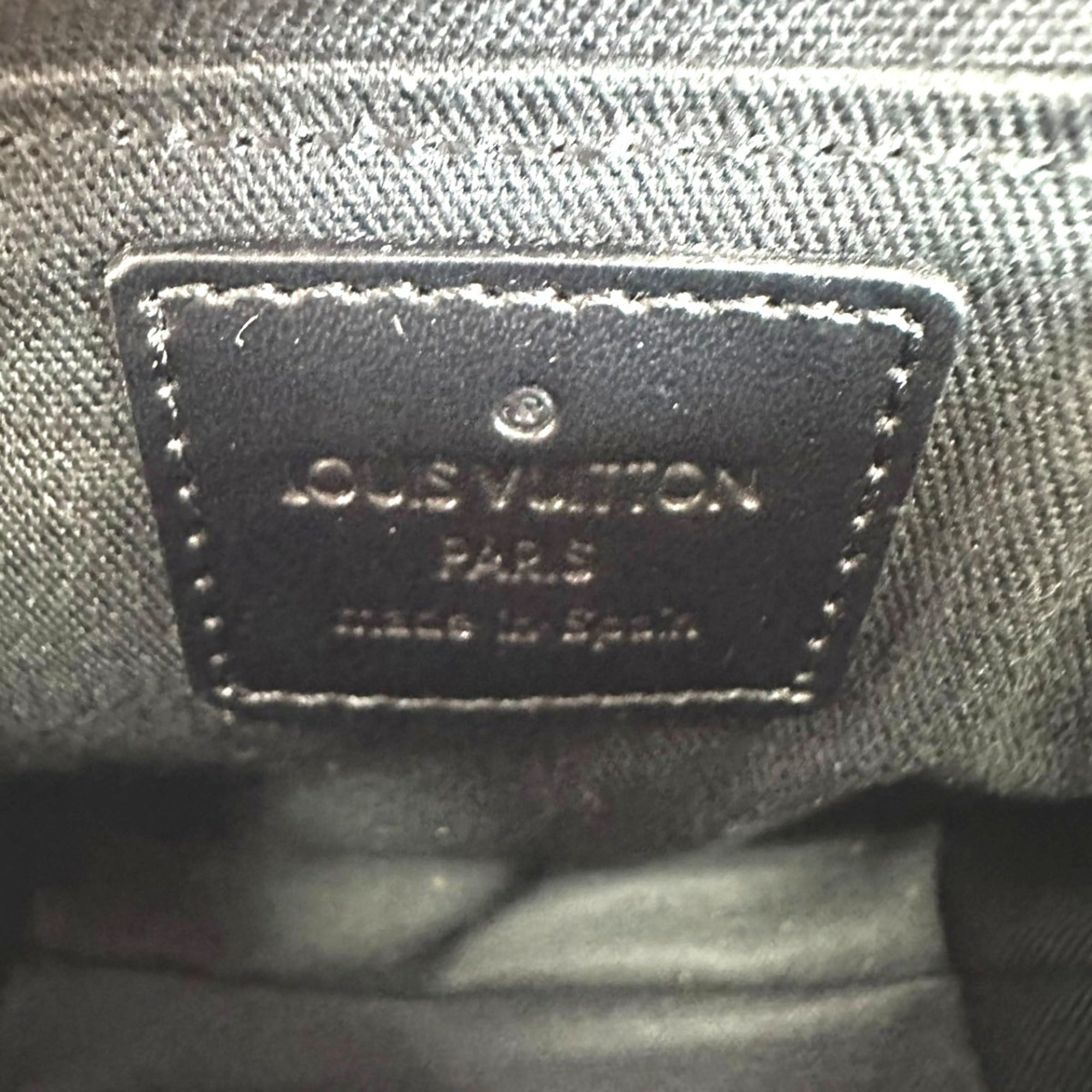 Louis Vuitton Brown Leather Pouch