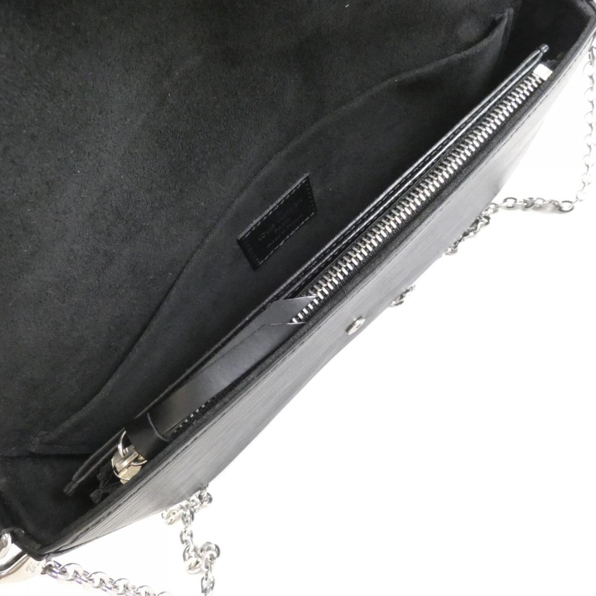 Louis Vuitton Epi Black Leather Pochette Shoulder Bag