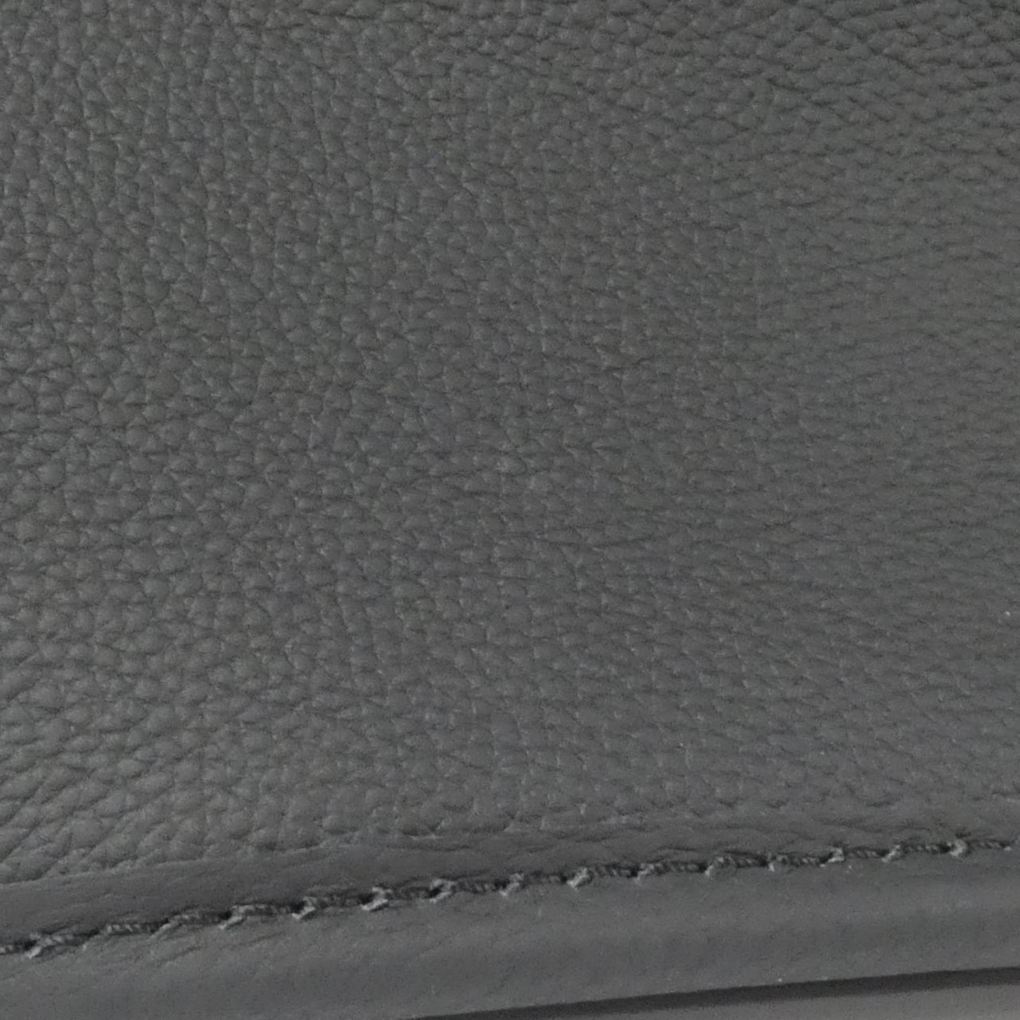 Louis Vuitton Black Marron Coated Canvas Leather Handbag