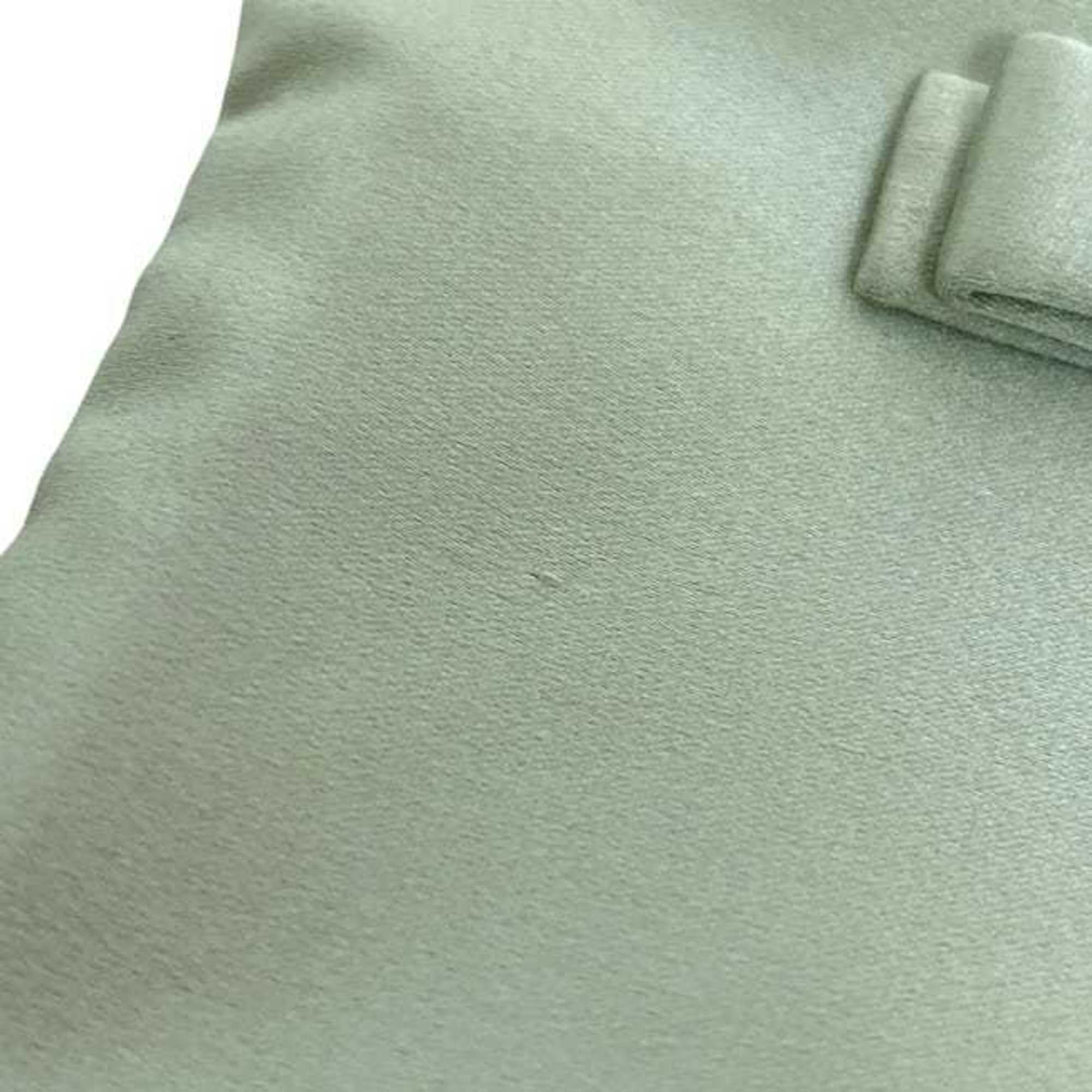 Prada Light Green Satin Pouch
