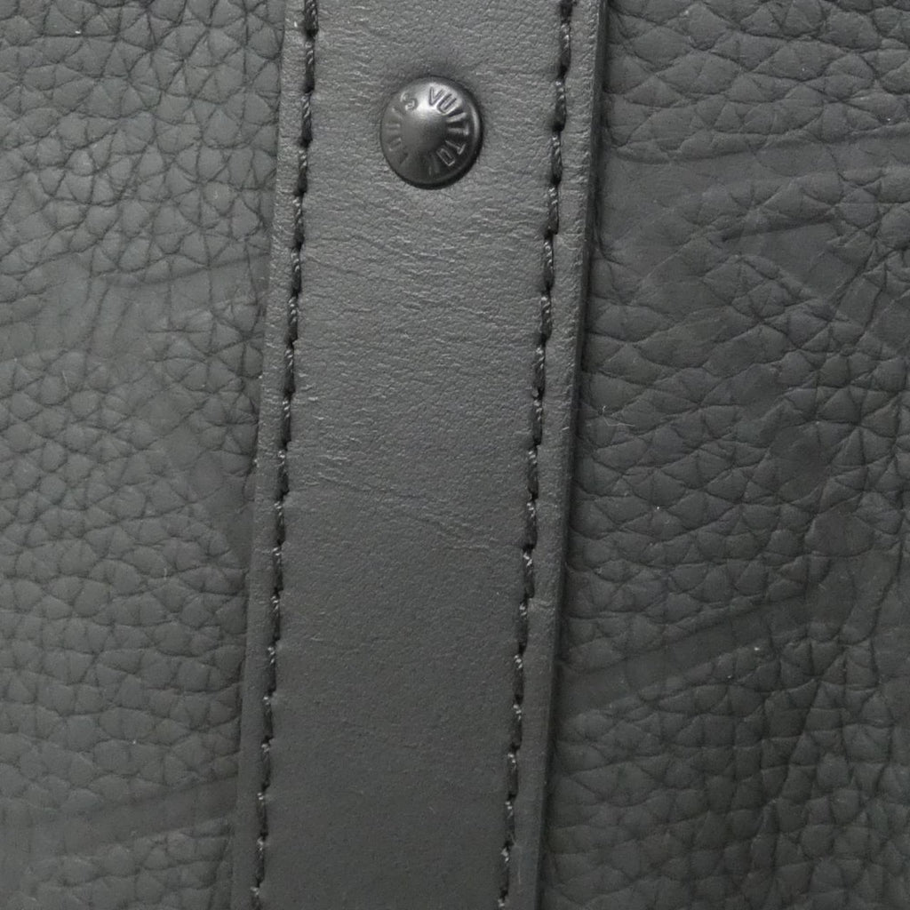 Louis Vuitton Black Leather Shoulder Bag