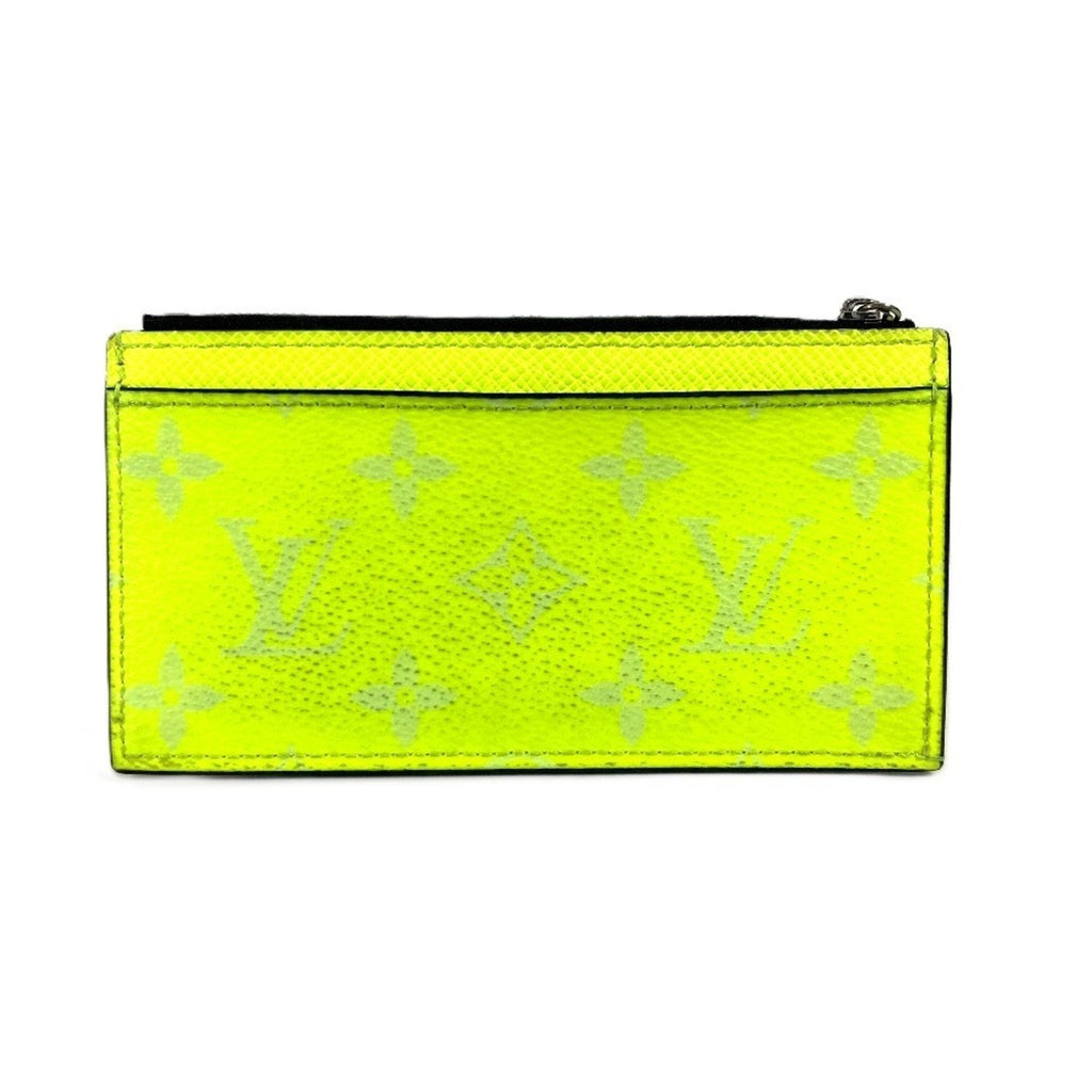 Louis Vuitton Yellow Taigarama Coin Purse/Coin Case