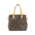 Louis Vuitton Marron Coated Canvas Handbag