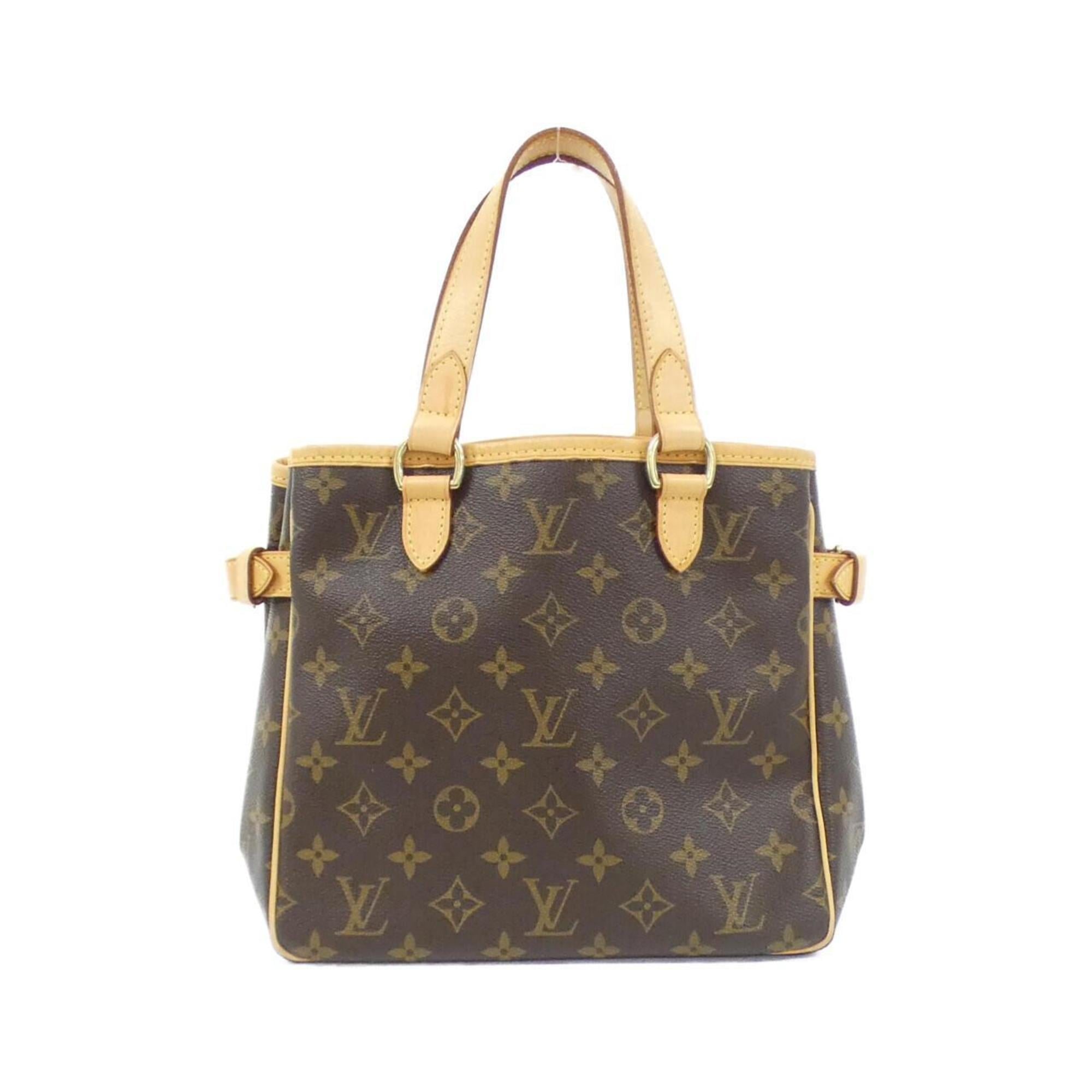 Louis Vuitton Marron Coated Canvas Handbag