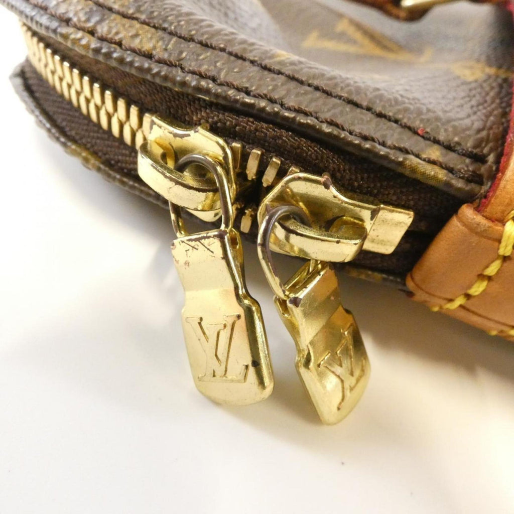 Louis Vuitton Marron Coated Canvas Shoulder Bag