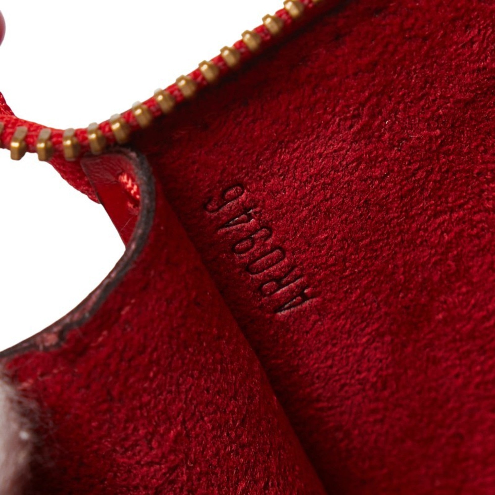 Louis Vuitton Epi Castilian Red Leather Handbag Pochette