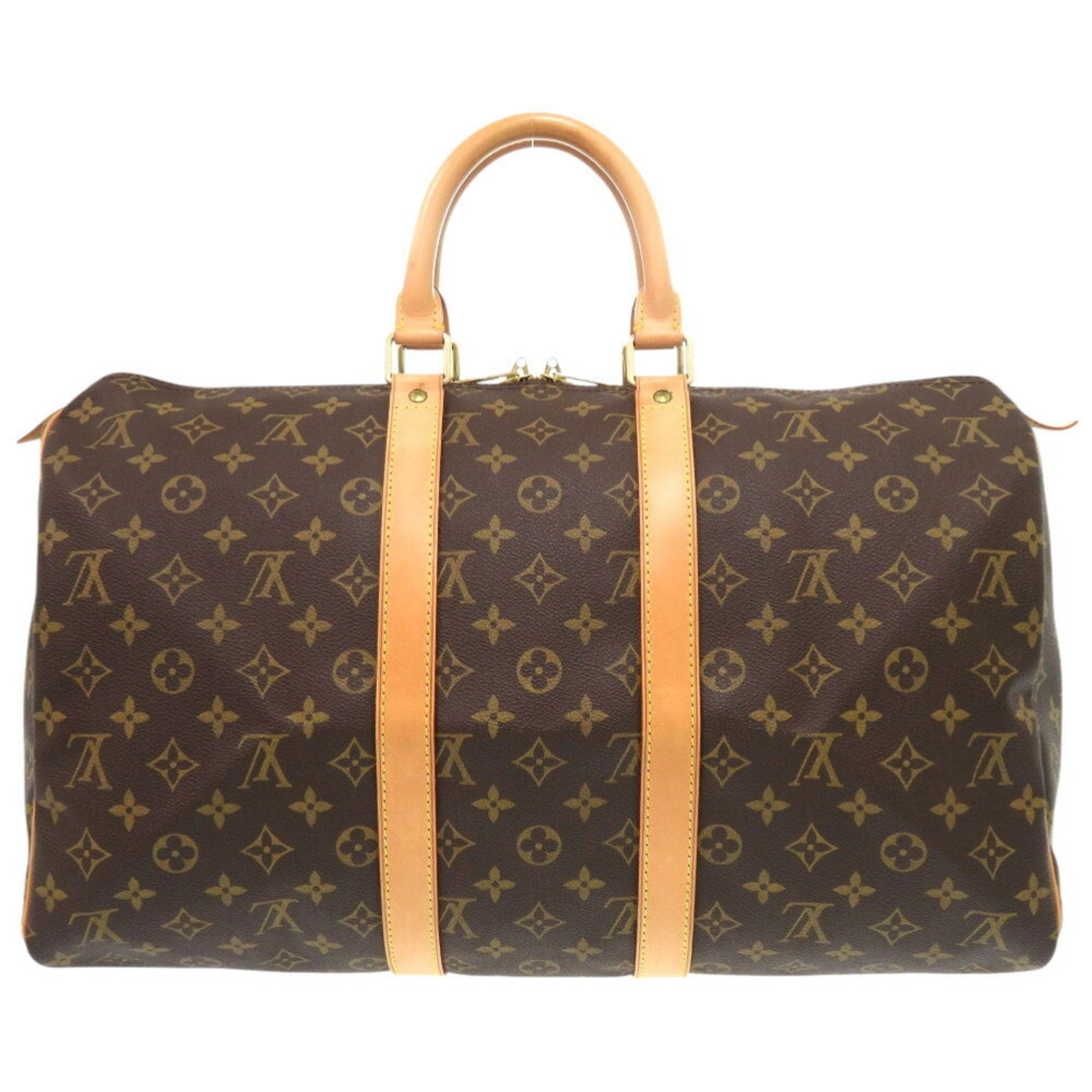Louis Vuitton Brown Monogram Boston Bag