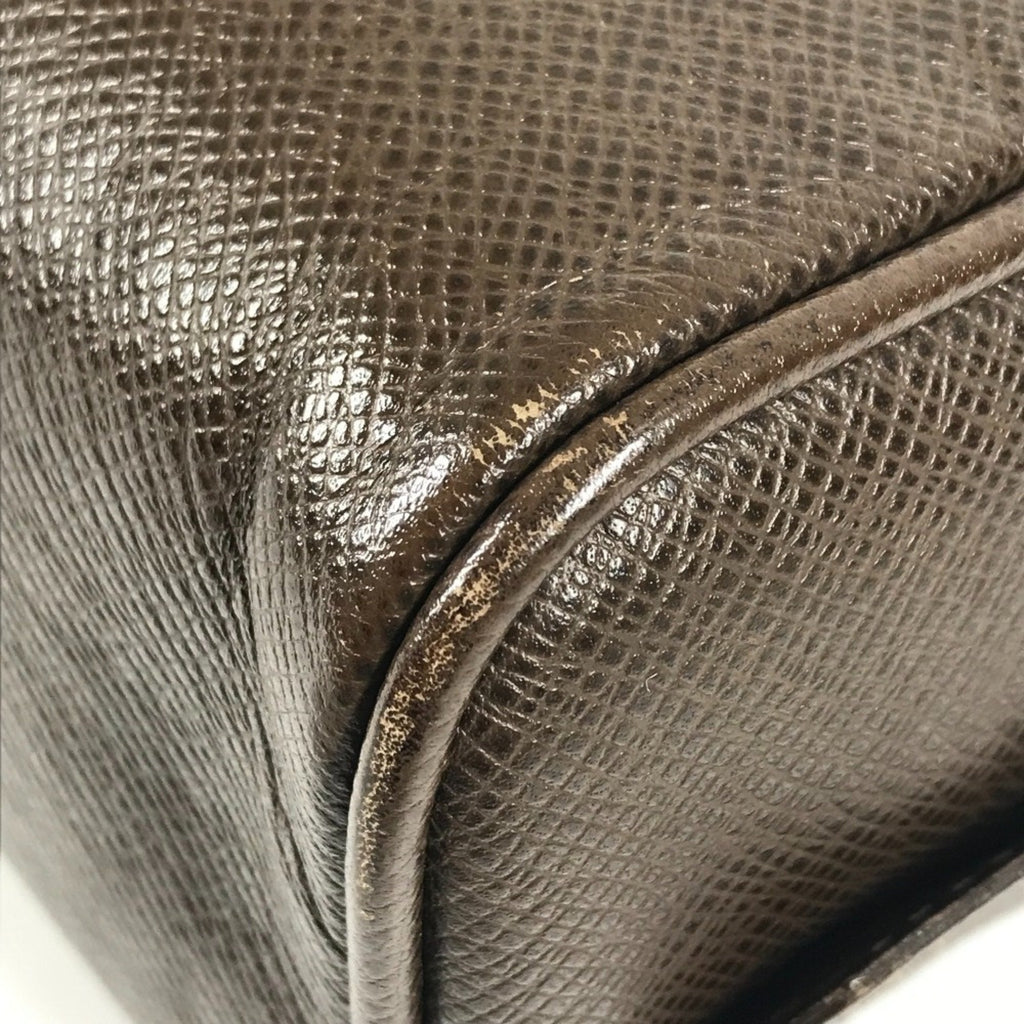 Louis Vuitton Brown Grizzly Taiga Leather Pouch