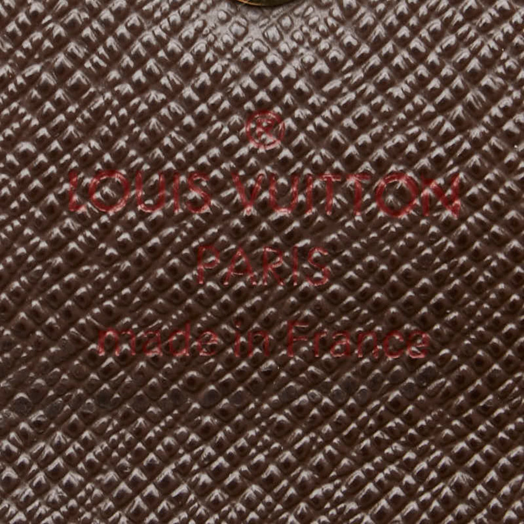 Louis Vuitton Damier Brown Damier Canvas Leather