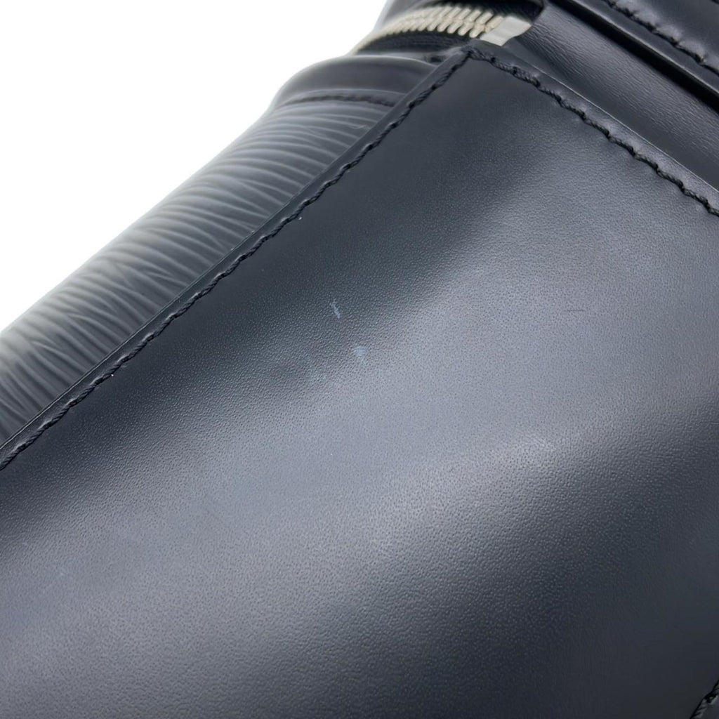 Louis Vuitton Black Leather Handbag