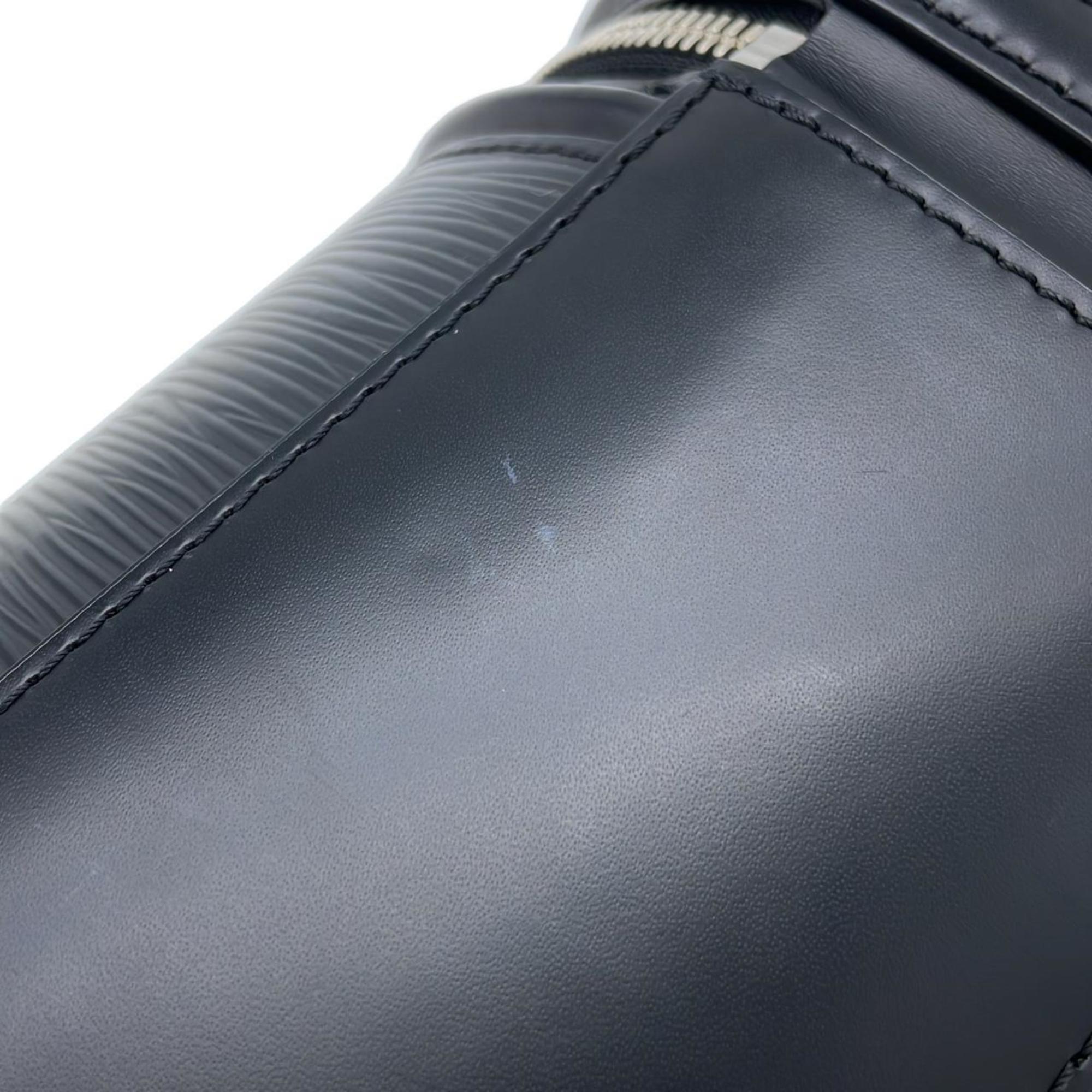 Louis Vuitton Black Leather Handbag
