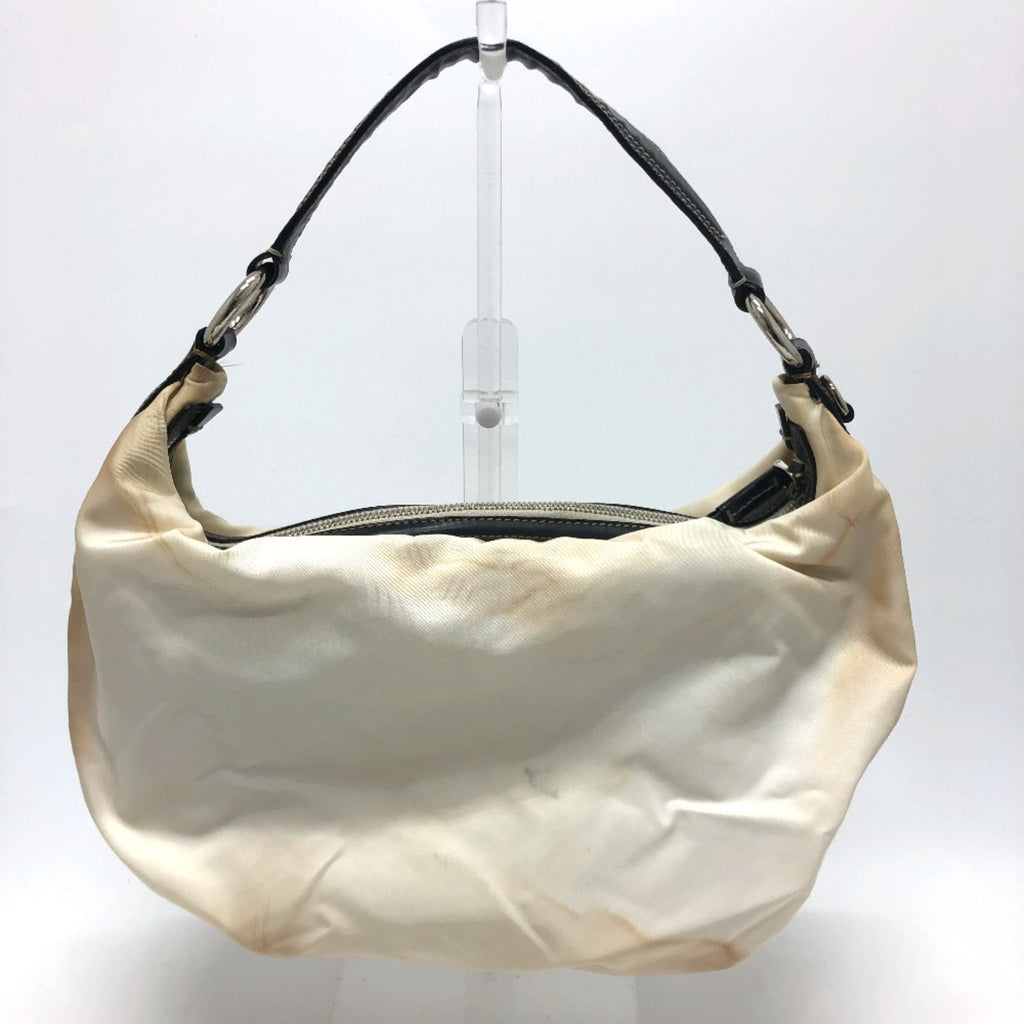 Prada White Cloth Shoulder Bag