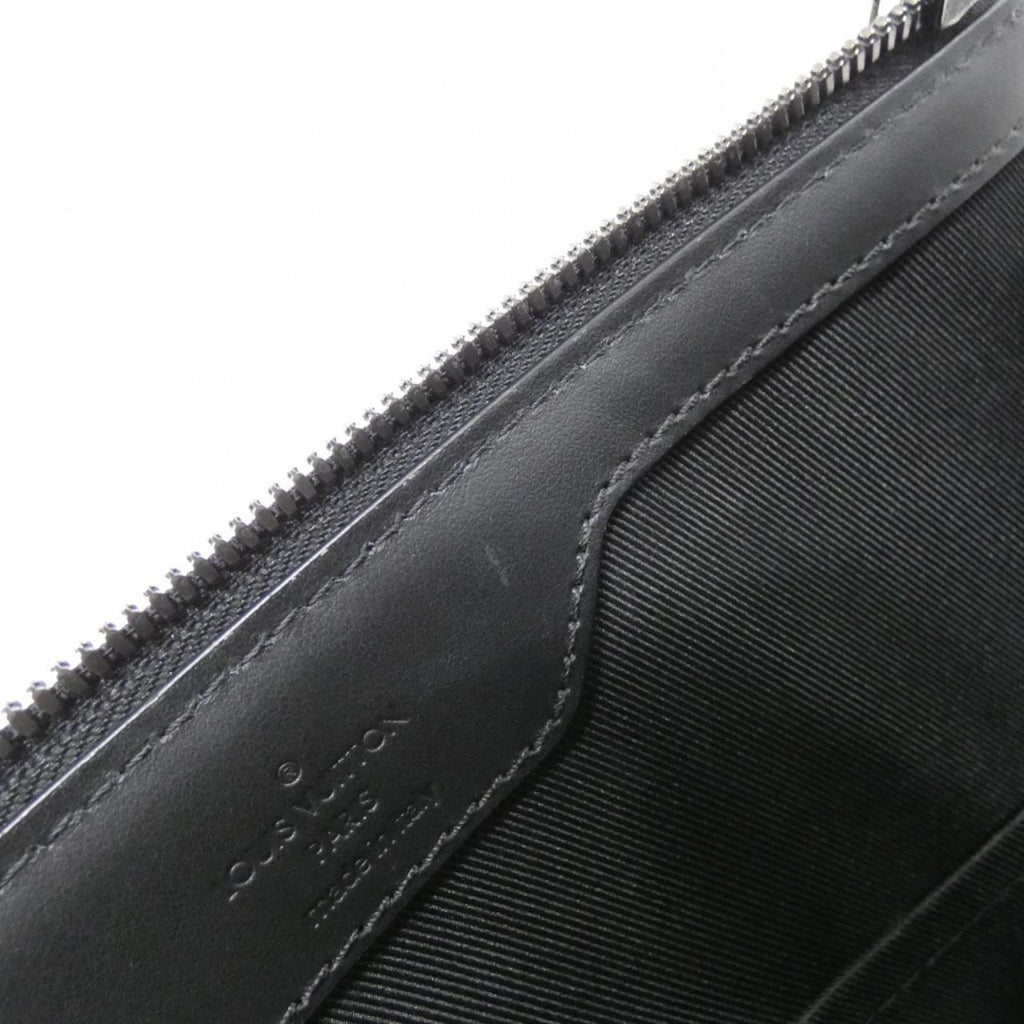 Louis Vuitton Black Coated Canvas Handbag