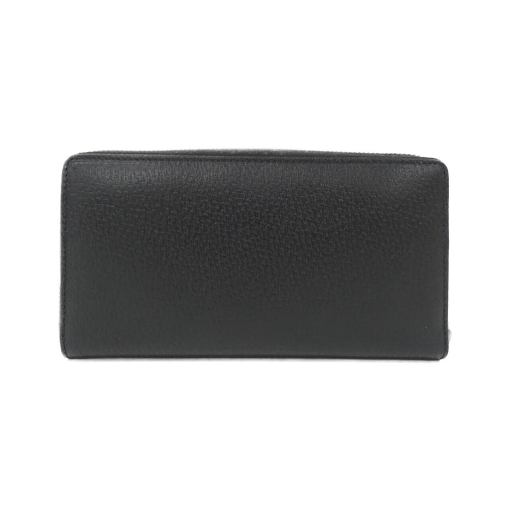 Gucci Black Leather Long Wallet (Bi-Fold) (Pre-Owned)
