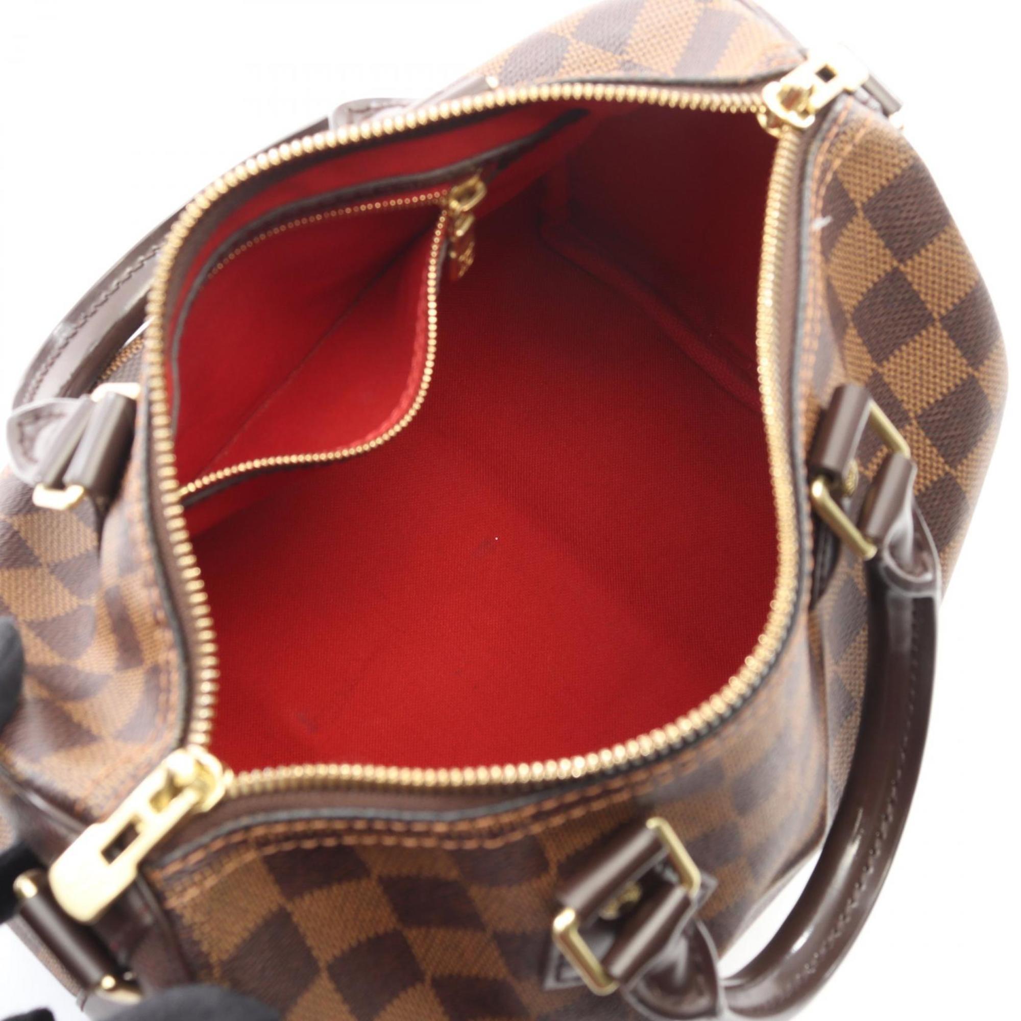 Louis Vuitton Brown Ebene Coated Canvas Leather Handbag