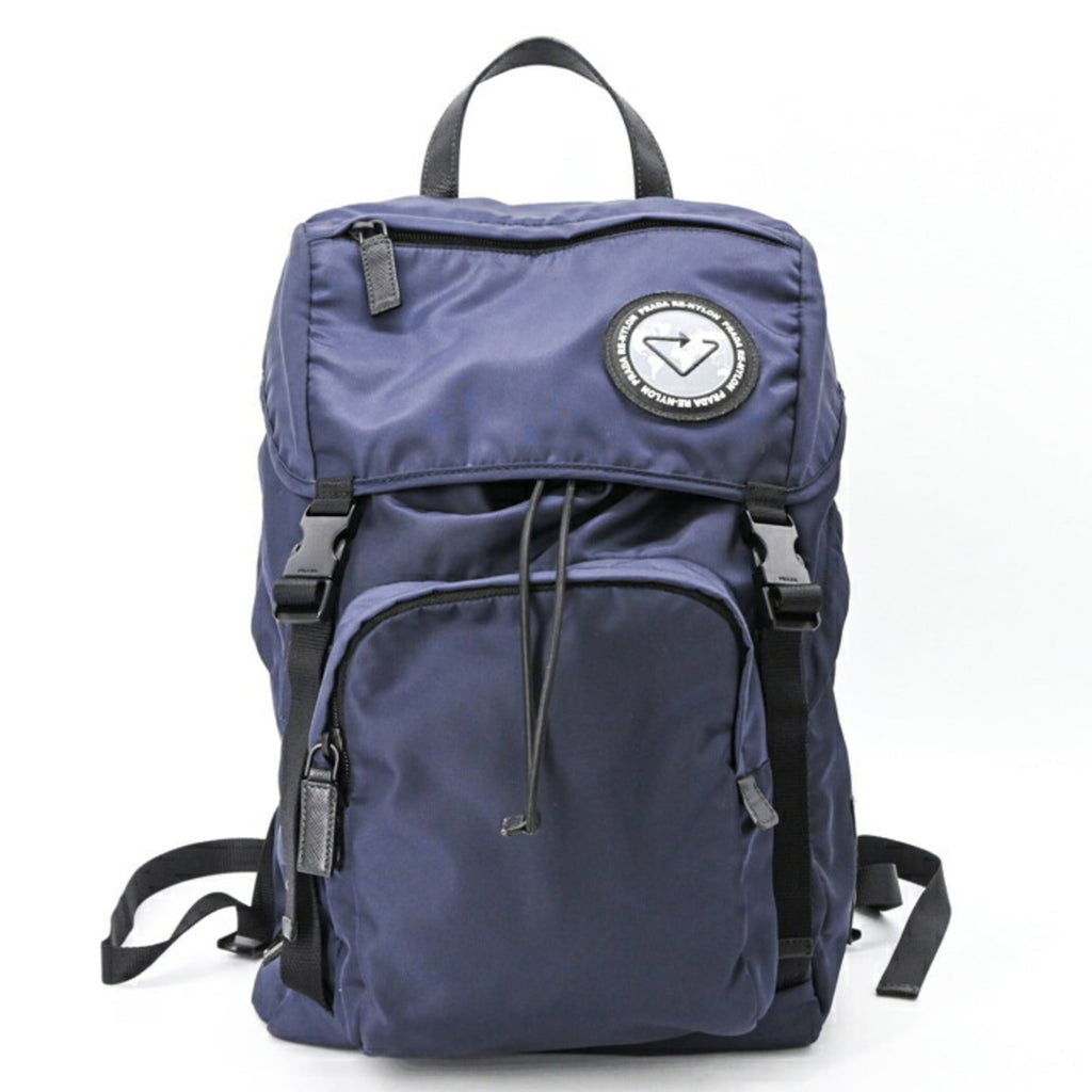 Prada Navy Nylon Backpack