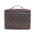 Louis Vuitton Marron Monogram Red Color Coated Canvas Handbag