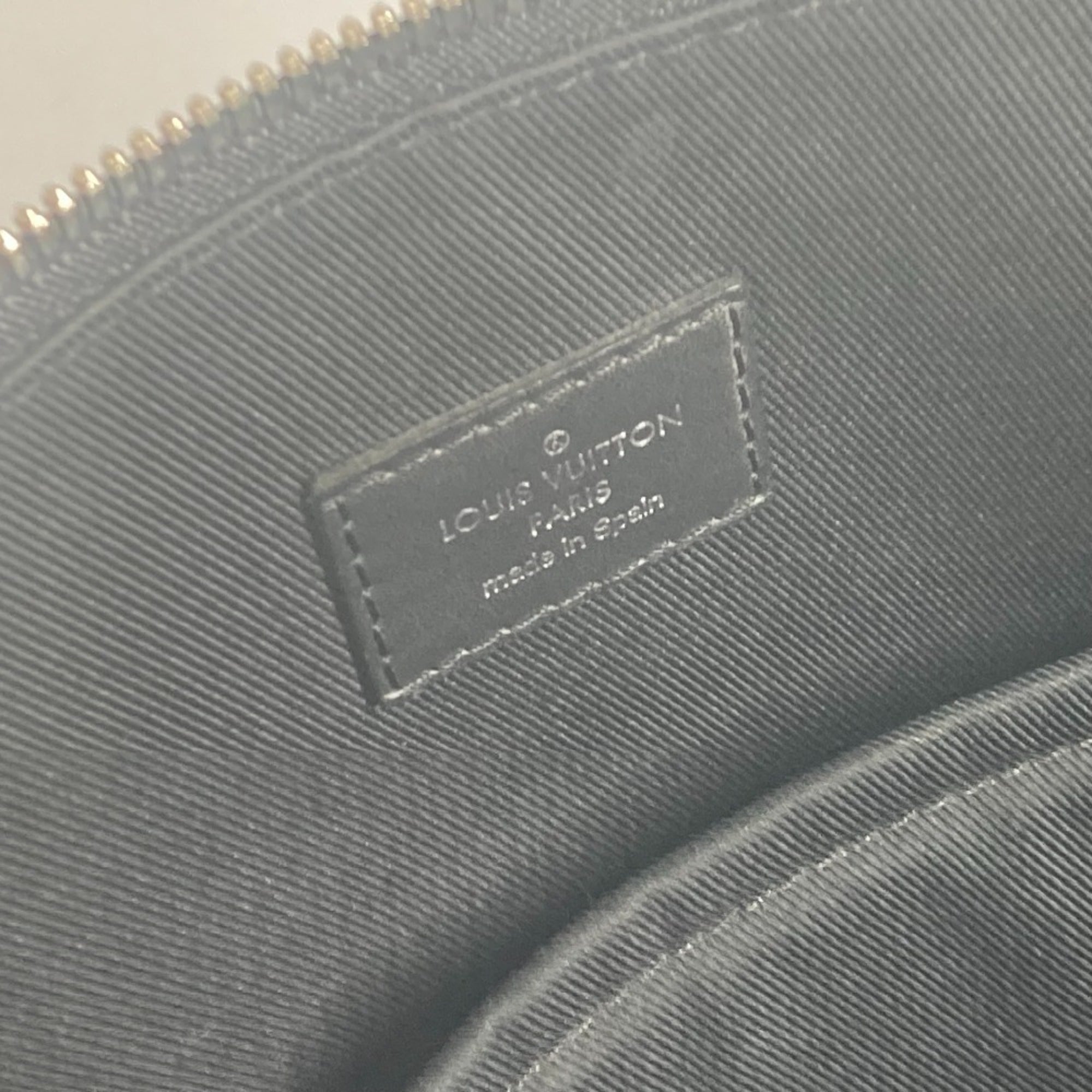 Louis Vuitton Black Noir Epi Leather Briefcase Tote Bag