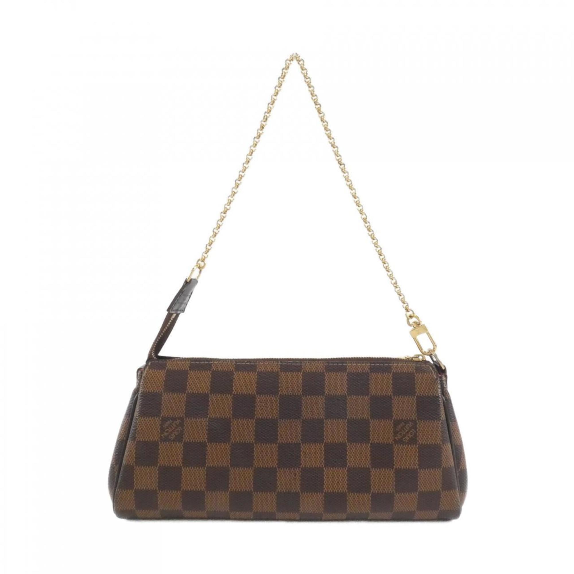 Louis Vuitton Brown Coated Canvas Shoulder Bag