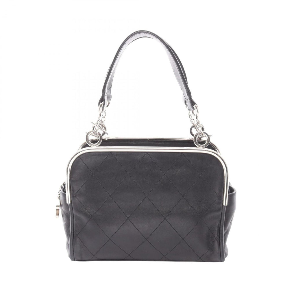 Chanel Black Leather Handbag