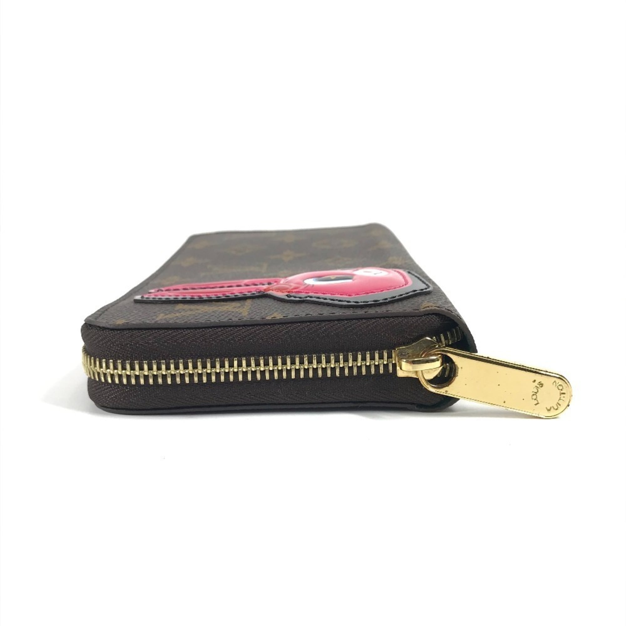 Louis Vuitton Brown Pink Monogram Long Wallet